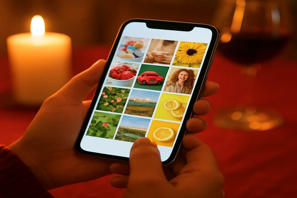 হাতে একটি স্মার্টফোন নিয়ে একজন ব্যবহারকারী ডিজিটাল প্ল্যাটফর্মটি সহজে ব্যবহার করছেন